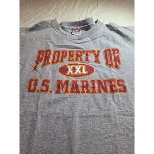 US Marines Men's Size Xl Propper Grey Short Sleeve T-Shirt